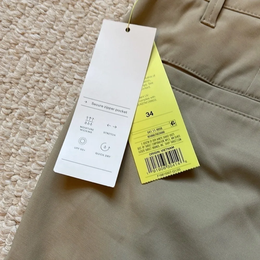 TARGET Brand Khaki Shorts NWT - Picture 3 of 3